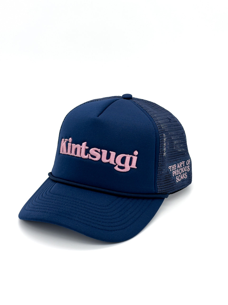 Trucker Hat - Navy & Pink